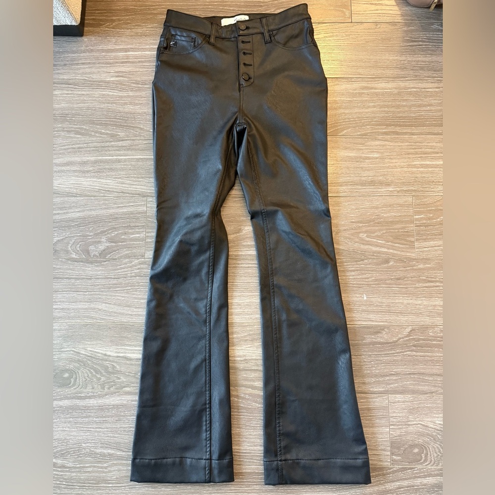 Women’s Black Faux Leather Pants
